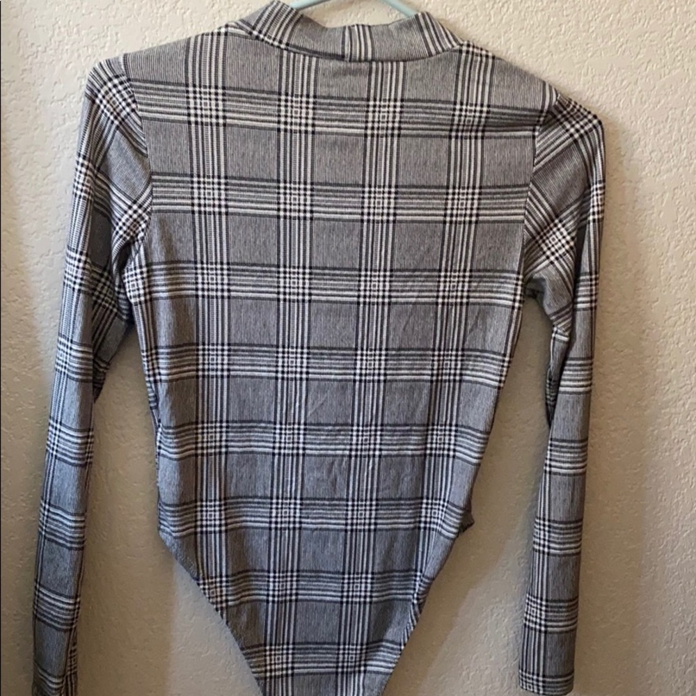 Black & white body suit